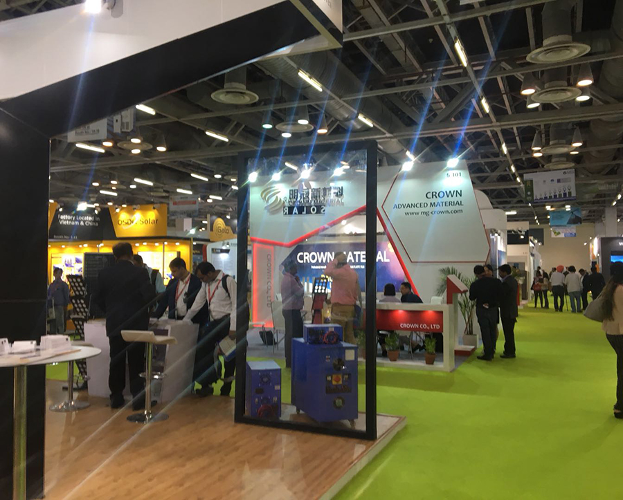 Haipeng Xin made its debut at the India International Solar Energy Exhibition
