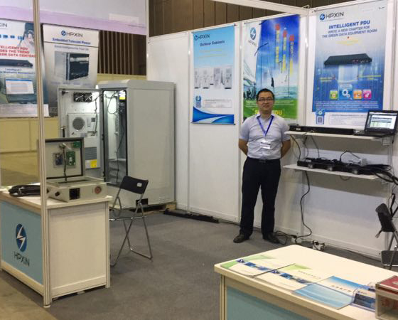 Haipeng Xin appeared at the Vietnam Nantong Information Exhibition